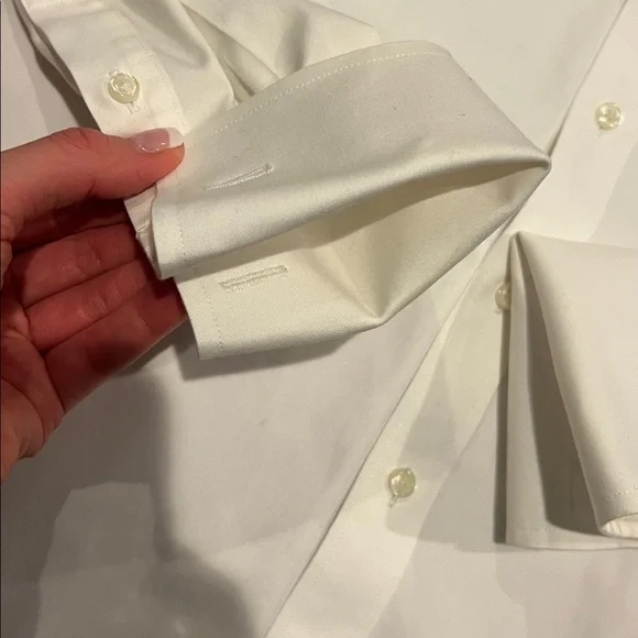 Boys Brooks Brothers French Cuff Dress Shirt Size 12 Non-Iron - Picture 2 of 10